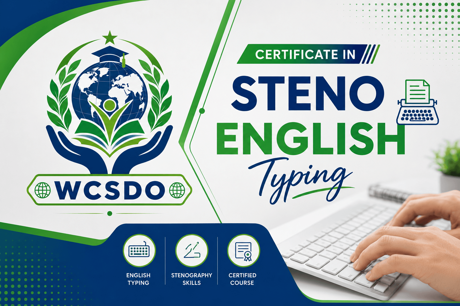 Certificate in Steno English Typing